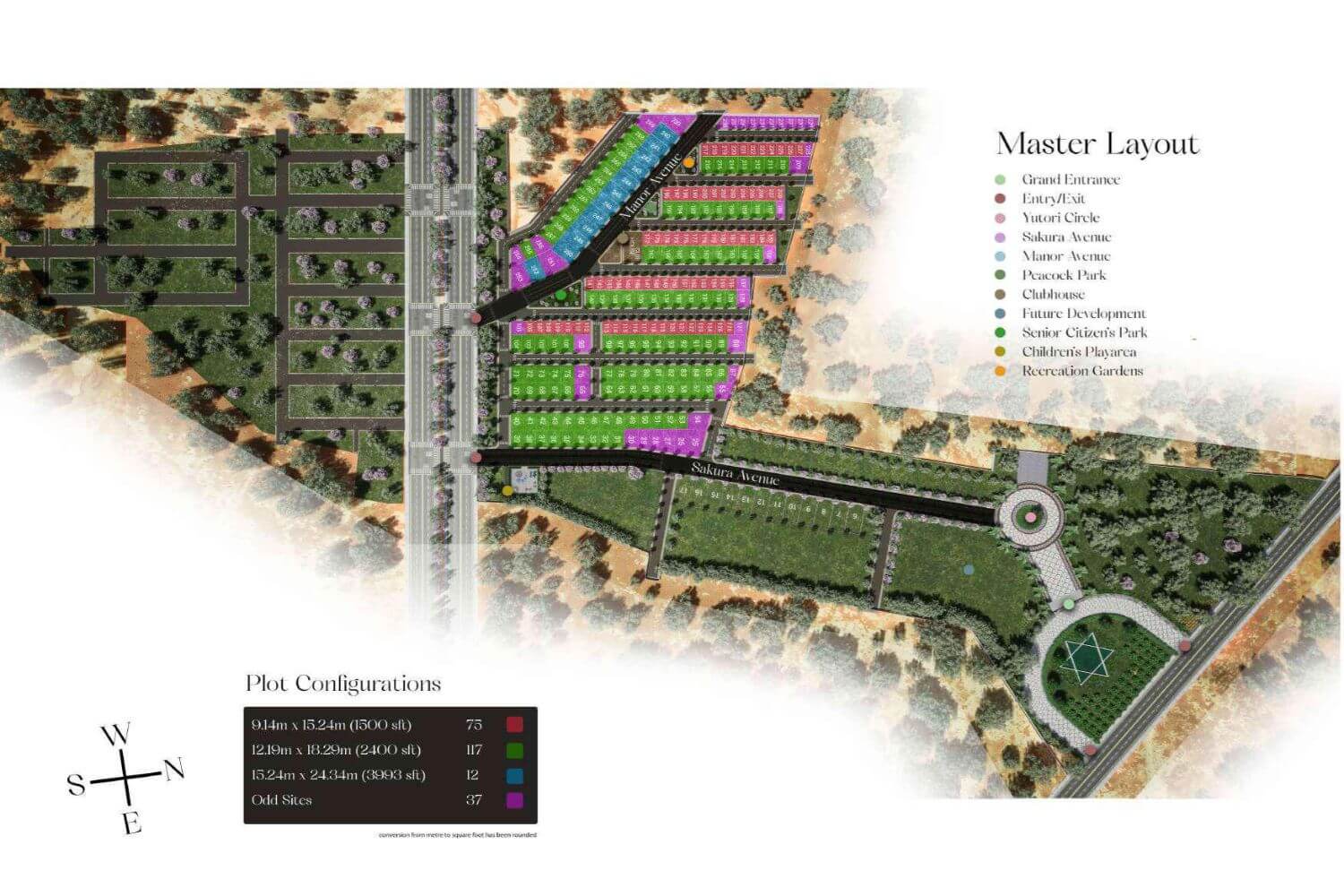 Ajmal Flora Valley- Premium Villa Plots- , Devanahally - B111125 - Image 7